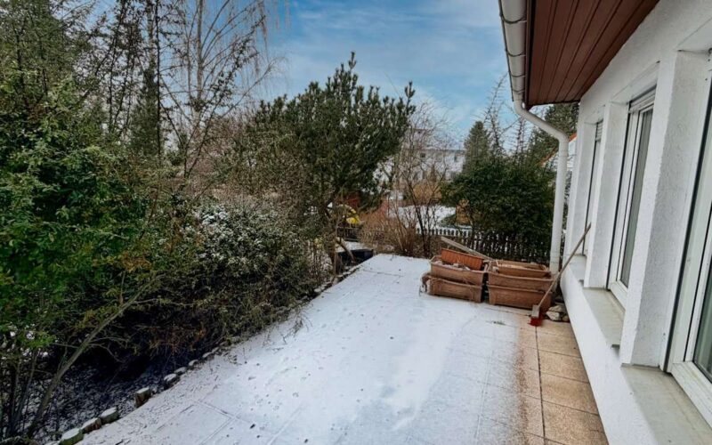 Terrasse am Wohnbereich