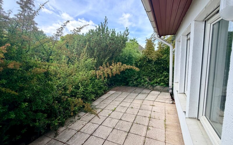 Terrasse am Wohnbereich